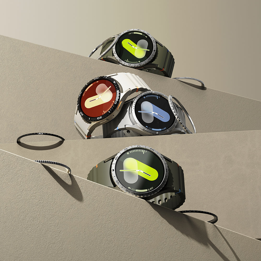 Ramka Ochronna Ringke Styling dla Samsung Galaxy Watch7 40mm, Model 6, Czarna