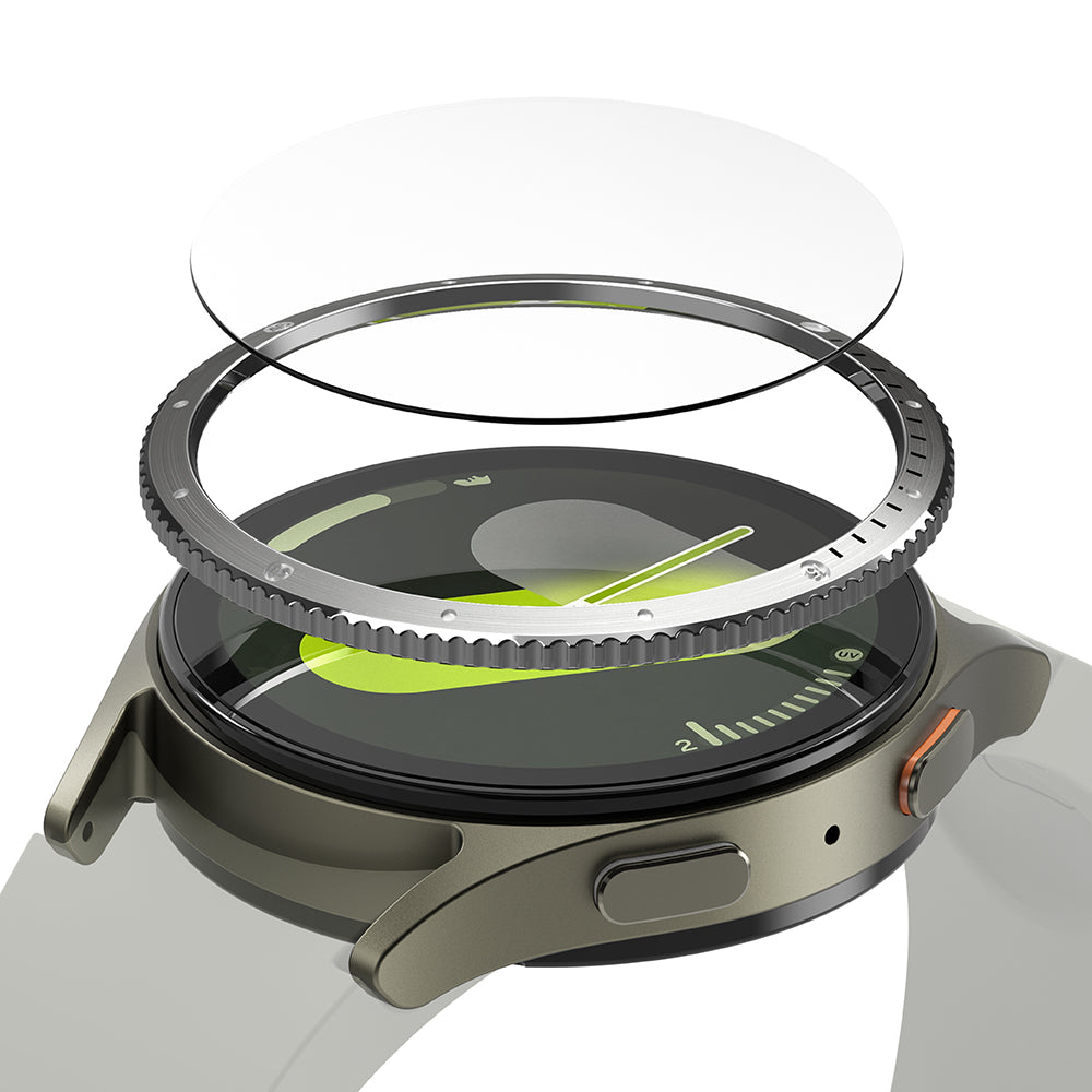 Ramka Ochronna Ringke Styling dla Samsung Galaxy Watch7 40mm, Model 7, Srebrna