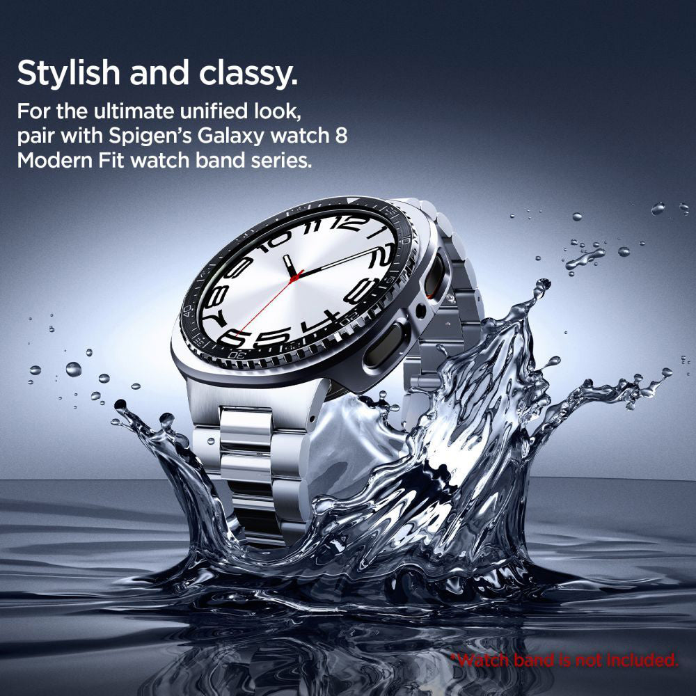 Ramka ochronna Spigen Tune Pro Diver dla Samsung Galaxy Watch8 44mm, Czarna