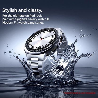 Ramka ochronna Spigen Tune Pro Diver dla Samsung Galaxy Watch8 44mm, Czarna