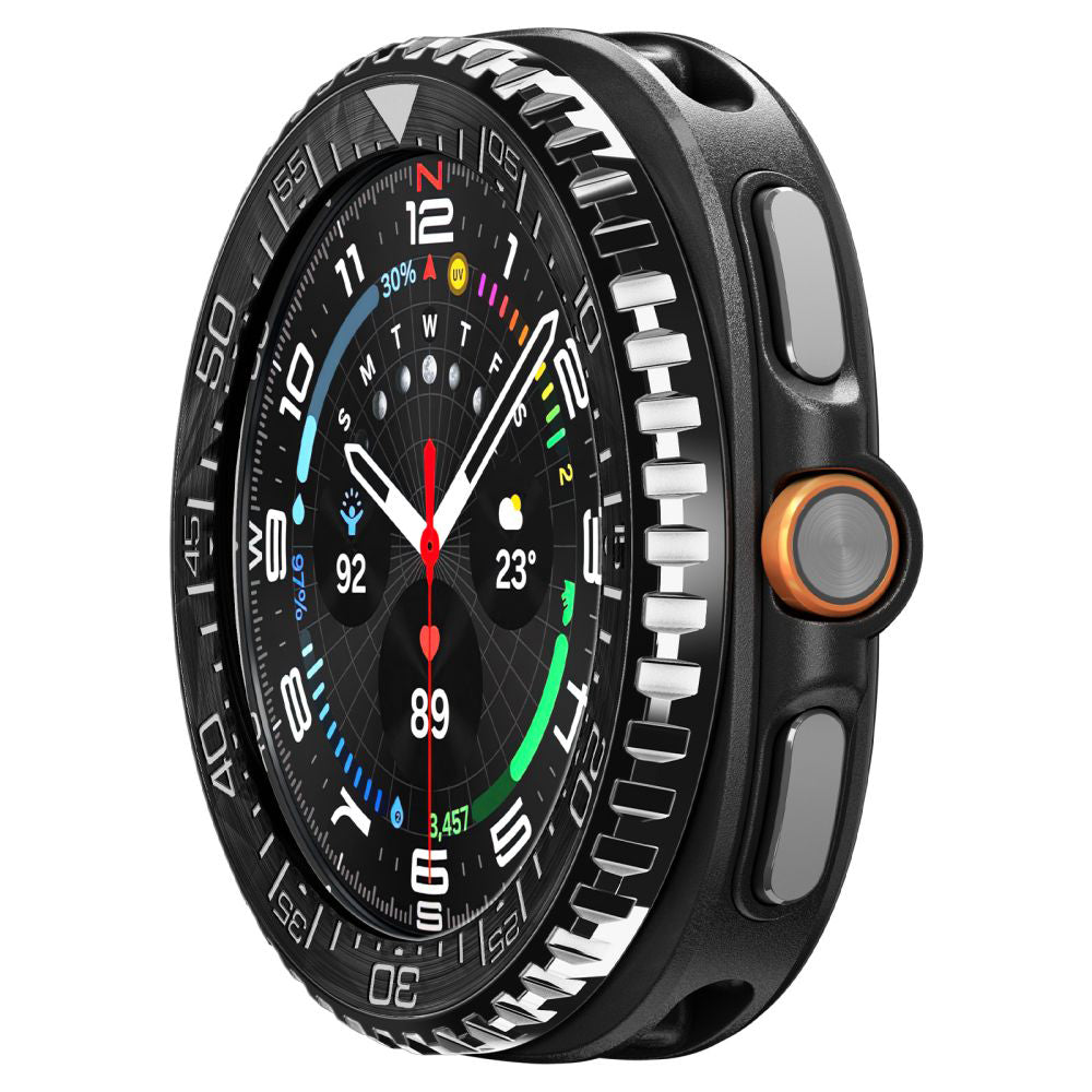 Ramka ochronna Spigen Tune Pro Diver dla Samsung Galaxy Watch8 Classic, Czarna