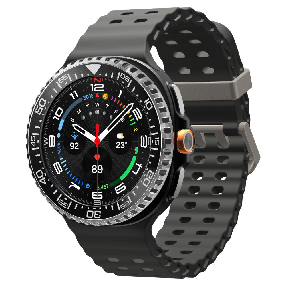 Ramka ochronna Spigen Tune Pro Diver dla Samsung Galaxy Watch8 Classic, Czarna