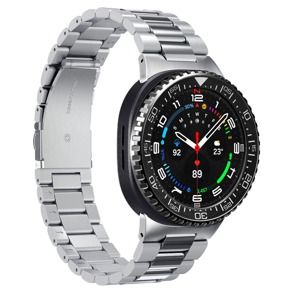 Ramka ochronna Spigen Tune Pro Diver dla Samsung Galaxy Watch8 Classic, Czarna