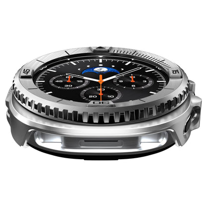Ramka Ochronna Spigen Tune Pro Pilot dla Samsung Galaxy Watch8 Classic, Srebrna