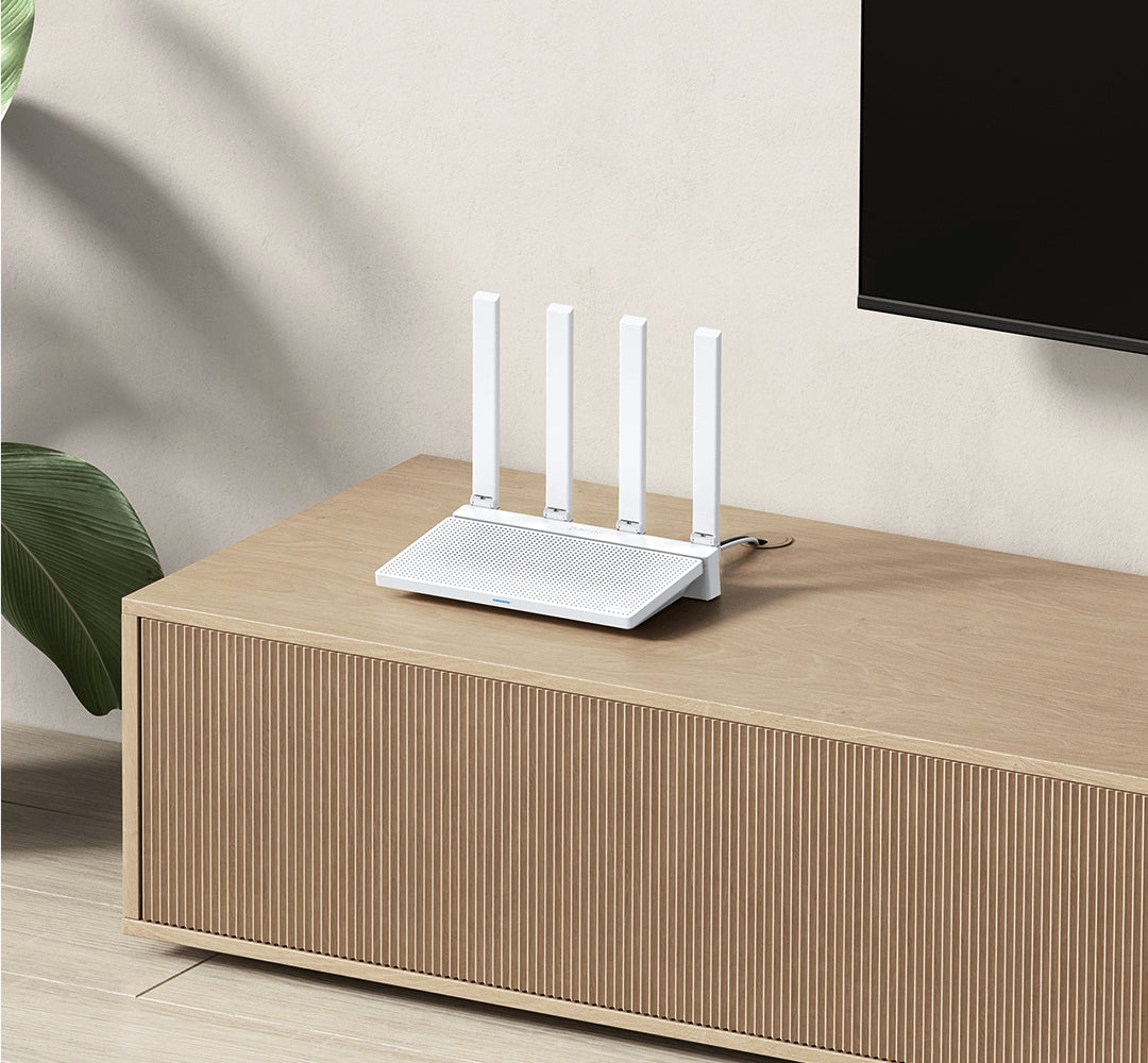 Router bezprzewodowy Xiaomi AX3000T, dwuzakresowy, Wi-Fi 6, biały DVB4423GL 