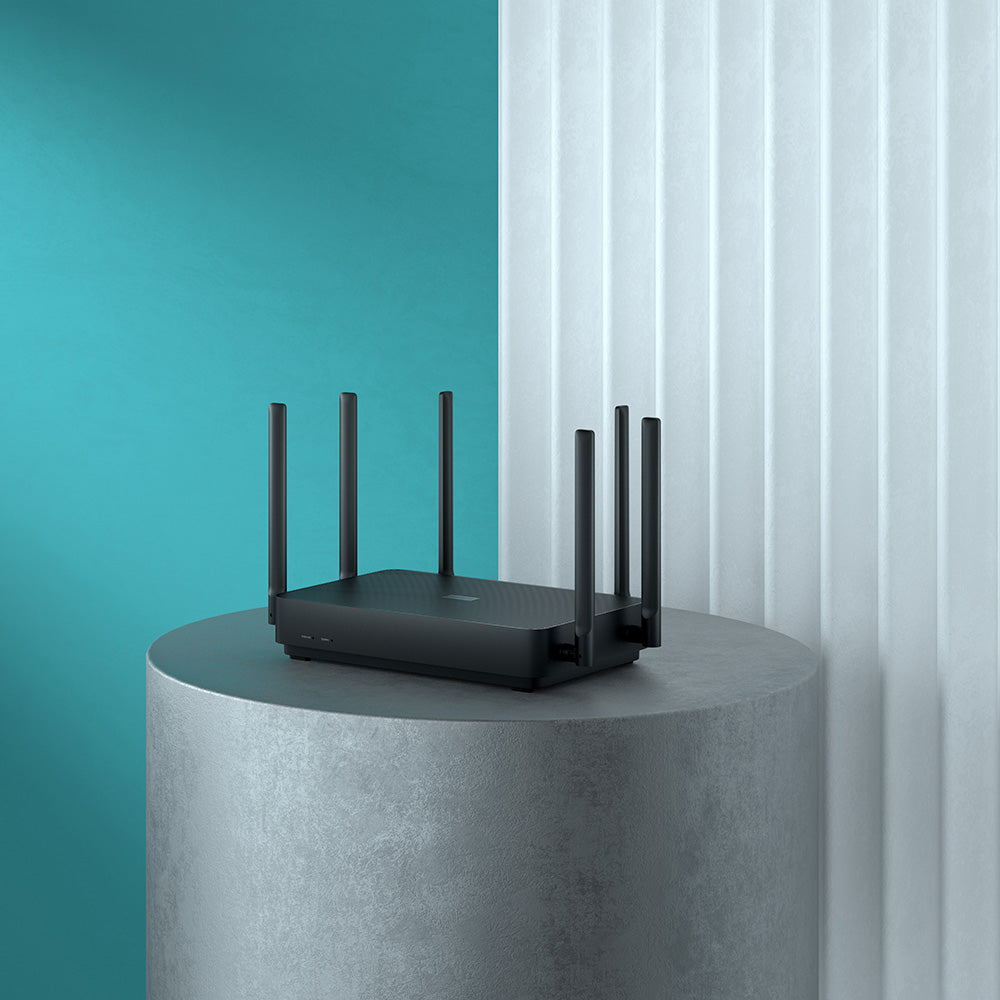 Router bezprzewodowy Xiaomi AX3200, dwuzakresowy, Wi-Fi 6, czarny DVB4314GL 