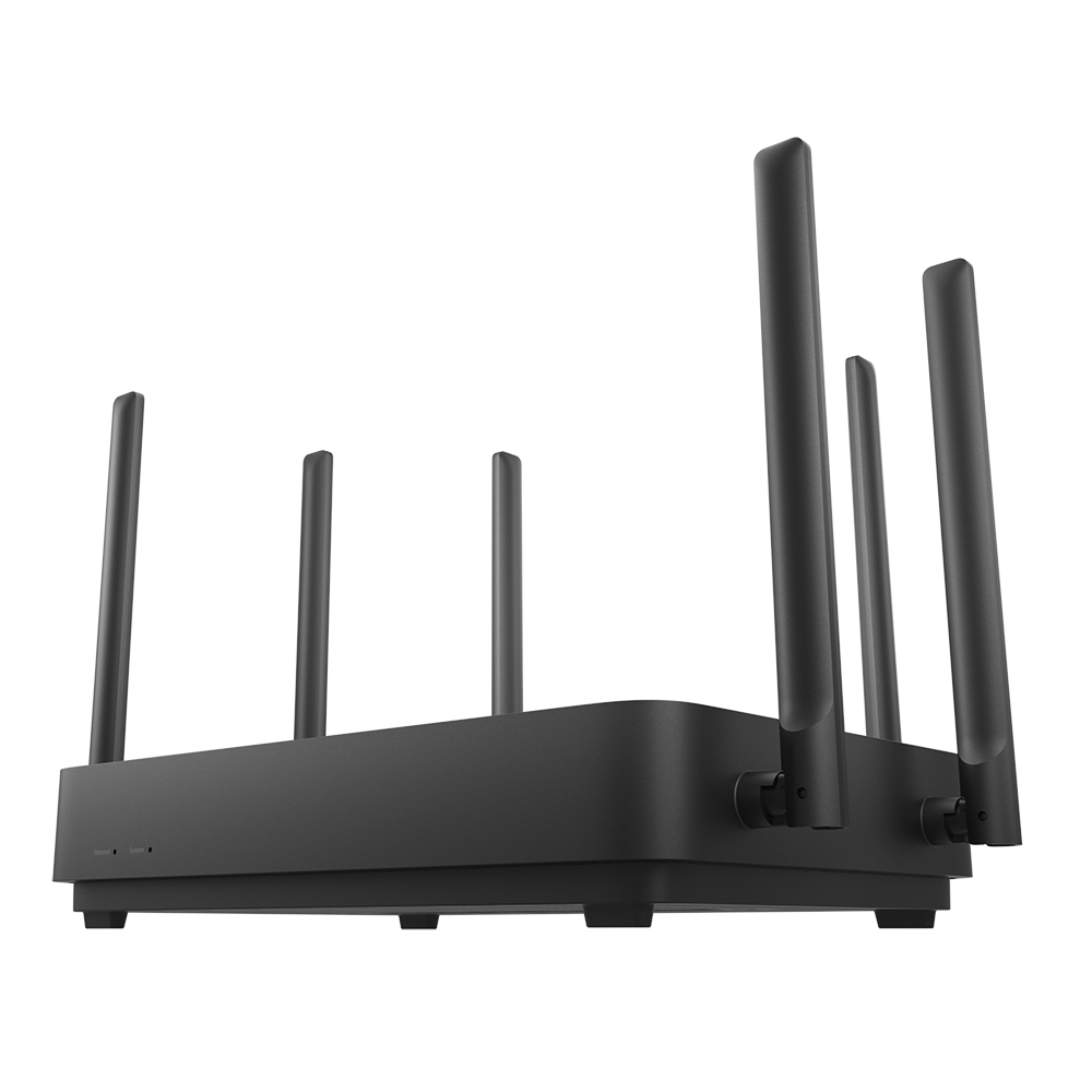 Router bezprzewodowy Xiaomi AX3200, dwuzakresowy, Wi-Fi 6, czarny DVB4314GL 