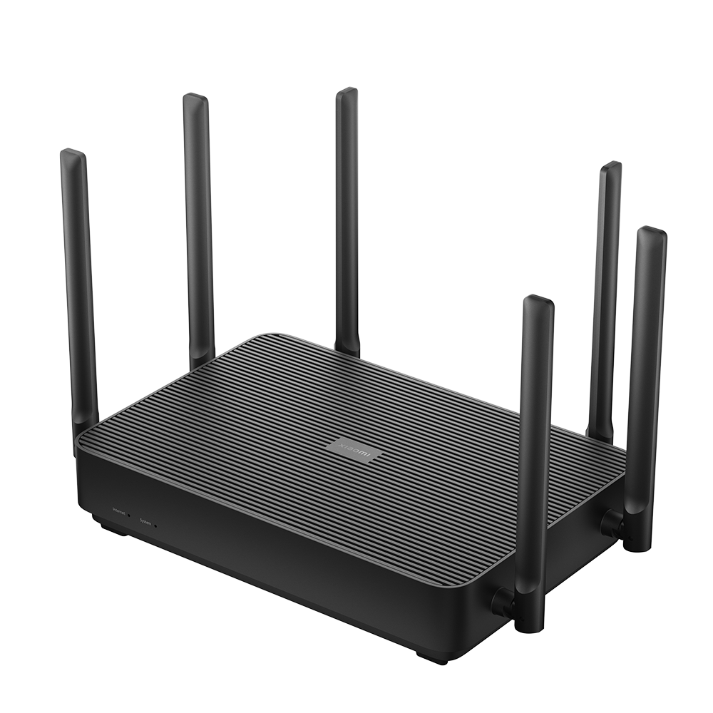 Router bezprzewodowy Xiaomi AX3200, dwuzakresowy, Wi-Fi 6, czarny DVB4314GL 