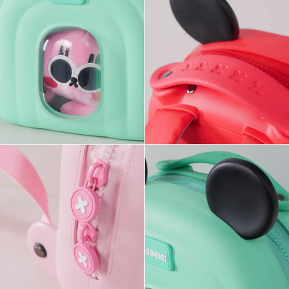 Plecak Picocici Kids Travel Ears K52, Różowy