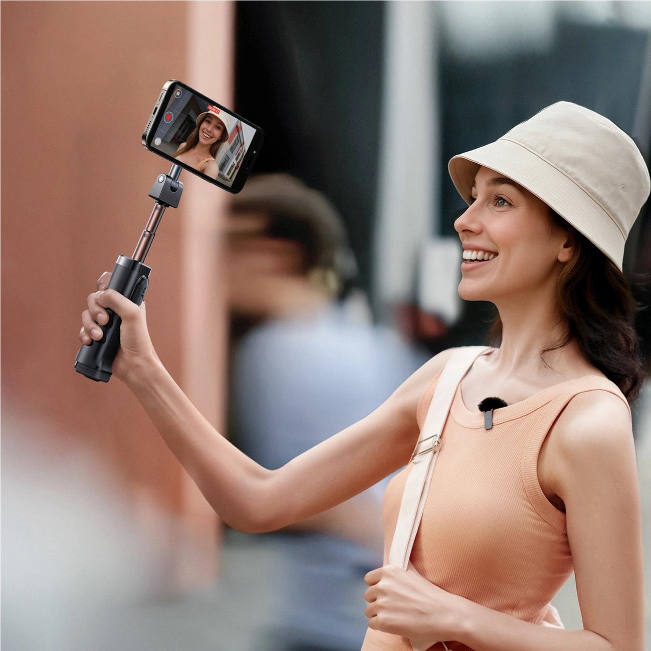 Selfie Stick Bluetooth Joyroom JR-ZS509, Uniwersalny, Czarny