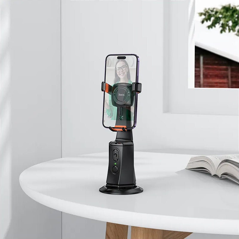 Uchwyt HOCO K26 Face Tracking 360, Uniwersalny, Czarny