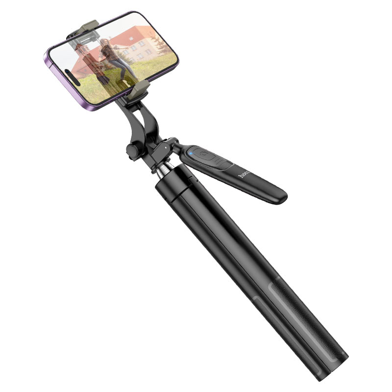 Selfie Stick Bluetooth HOCO K19 Soul Live Broadcast, uniwersalny, czarny 