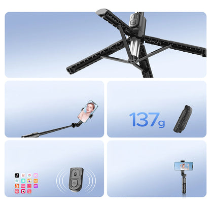 Selfie Stick Bluetooth Orico SPV100, Uniwersalny, Czarny