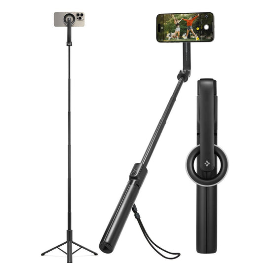 Selfie Stick Bluetooth Spigen S580W, Uniwersalny, Czarny