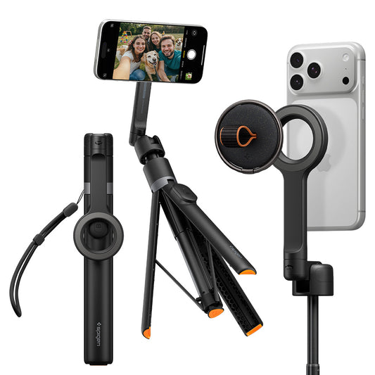 Selfie Stick Bluetooth Spigen S582W, Uniwersalny, Czarny AMP11372
