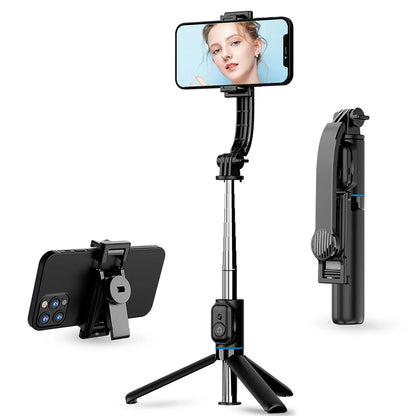 Selfie Stick Bluetooth Techsuit C01, Uniwersalny, Czarny