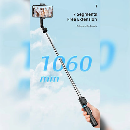 Selfie Stick Bluetooth Techsuit C01, Uniwersalny, Czarny