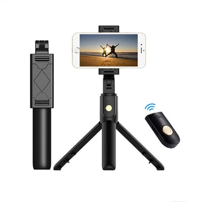 Selfie Stick Bluetooth Techsuit K07, Uniwersalny, Czarny