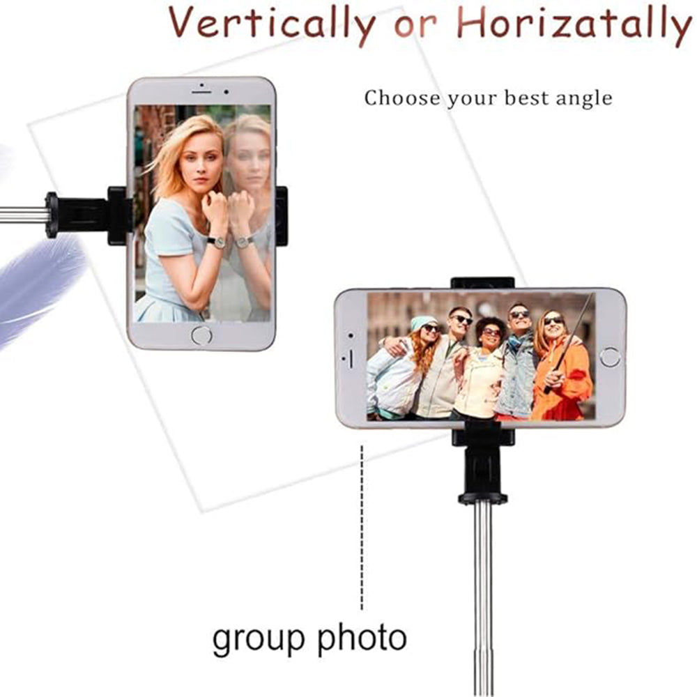 Selfie Stick Bluetooth Techsuit K07, Uniwersalny, Czarny