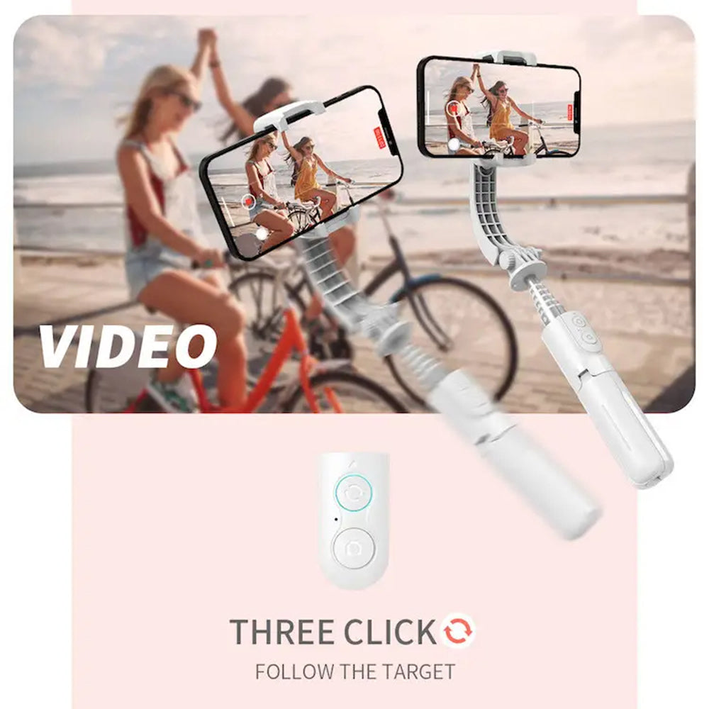 Selfie Stick Bluetooth Techsuit L08Mini, Uniwersalny, Czarny