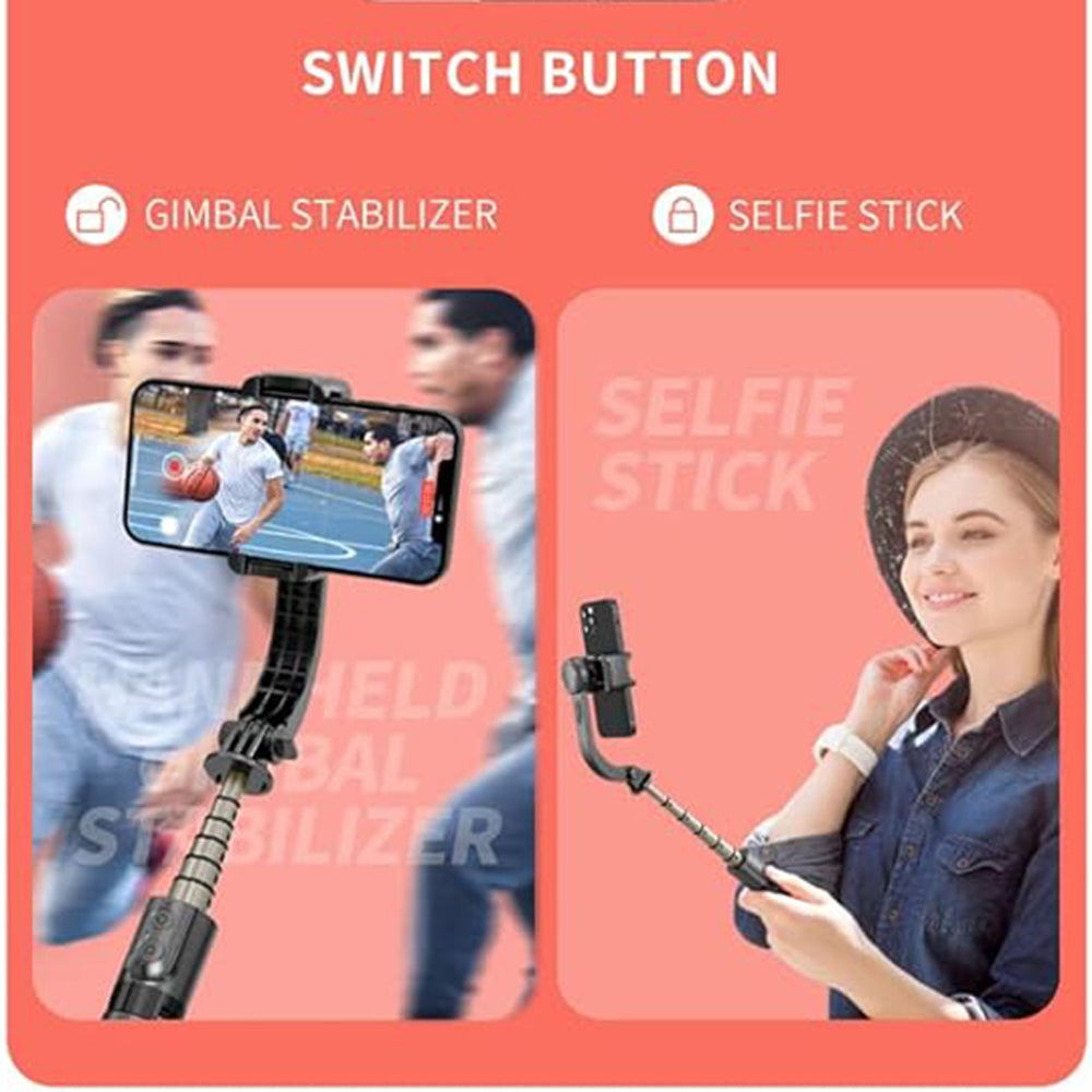 Selfie Stick Bluetooth Techsuit L08Mini, Uniwersalny, Czarny