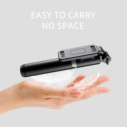 Selfie Stick Bluetooth Techsuit Q01, Uniwersalny, Czarny