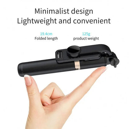 Selfie Stick Bluetooth Techsuit Q03, Uniwersalny, Czarny