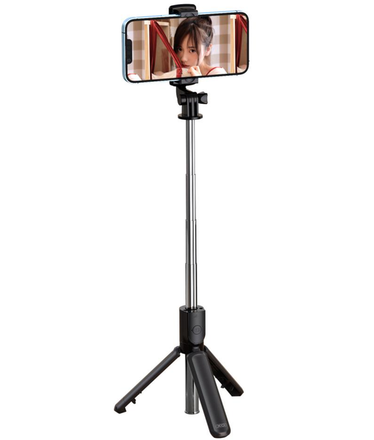 Selfie Stick Bluetooth XO Design SS09, Uniwersalny, Czarny