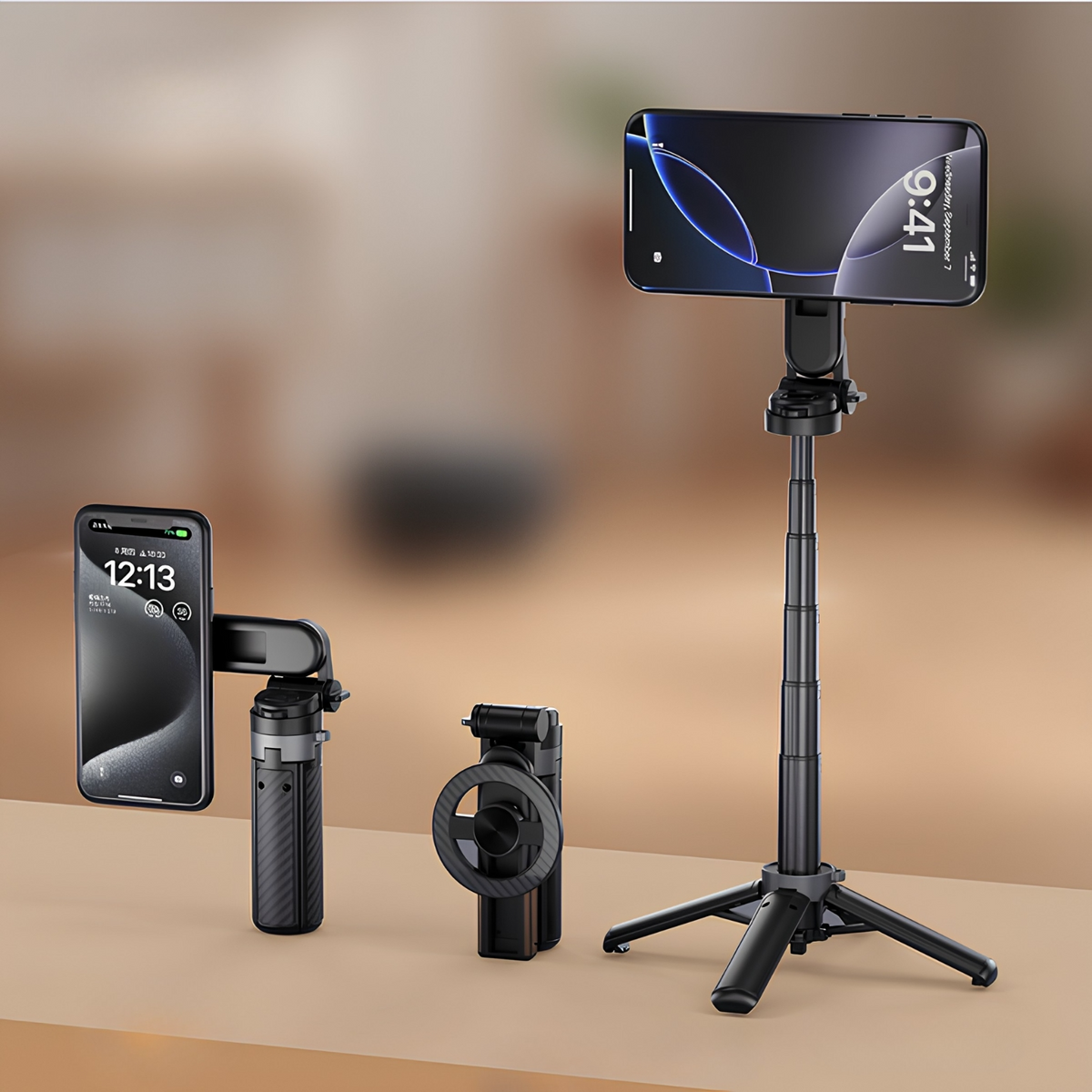 Selfie Stick Bluetooth XO Design SS25 Pro, Universal, Black