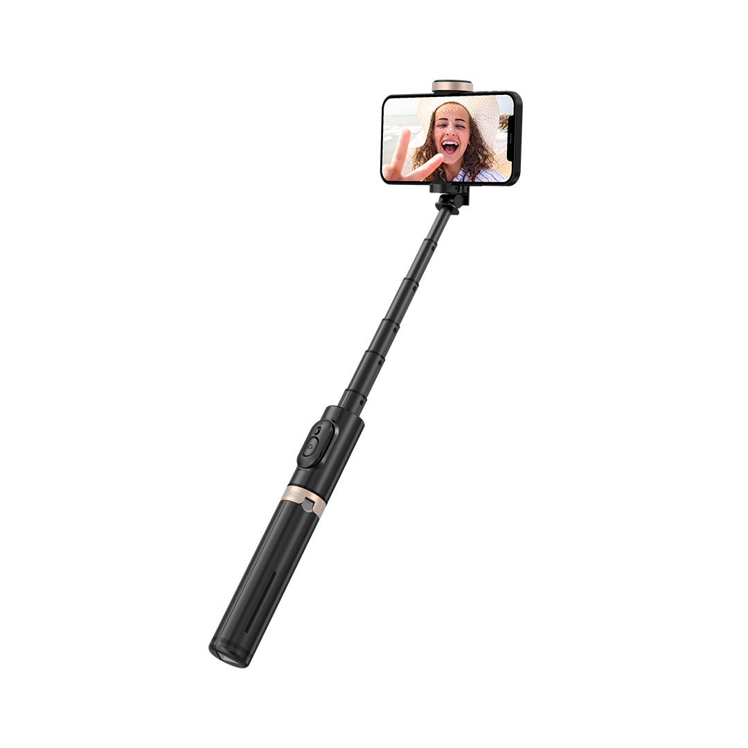 Selfie Stick Bluetooth XO Design SS14, Uniwersalny, Czarny