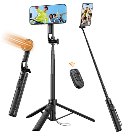 Selfie Stick Bluetooth XO Design SS30, Uniwersalny, Czarny