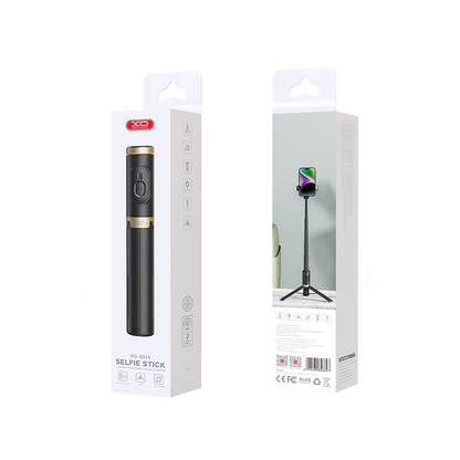 Selfie Stick Bluetooth XO Design SS14, Uniwersalny, Czarny