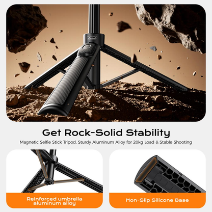 Selfie Stick Bluetooth XO Design SS30, Uniwersalny, Czarny