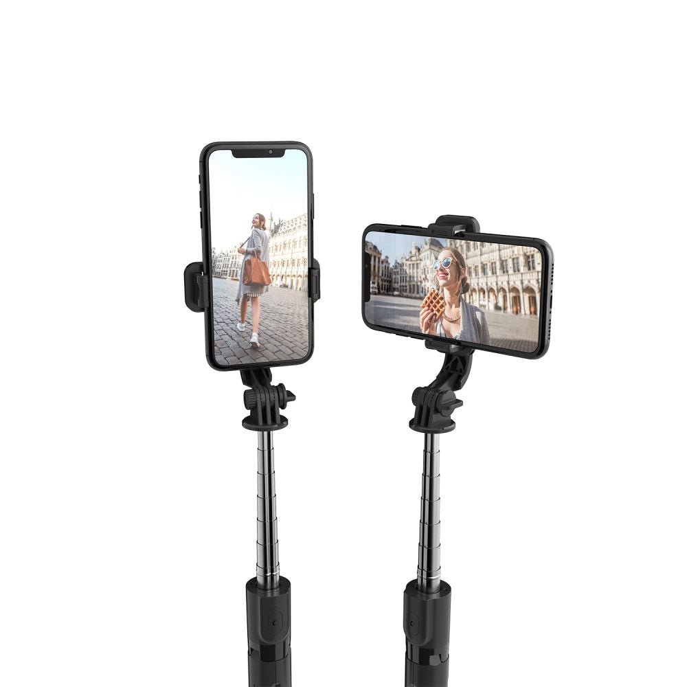 Selfie Stick Bluetooth Tech-Protect L02S, uniwersalny, czarny 