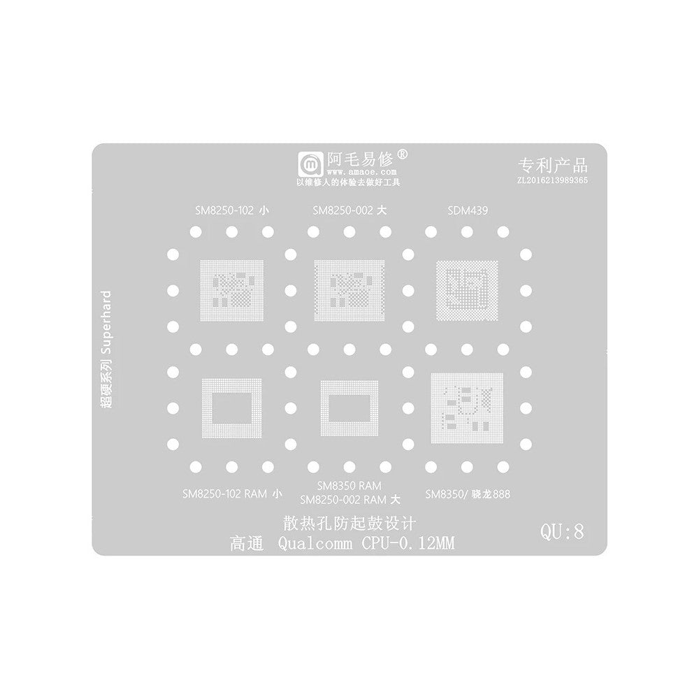 Sita BGA Amaoe dla CPU Qualcomm QU1-8 Series