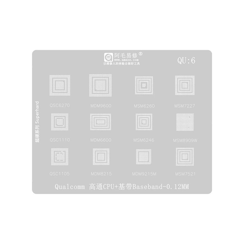 Sita BGA Amaoe dla CPU Qualcomm QU1-8 Series