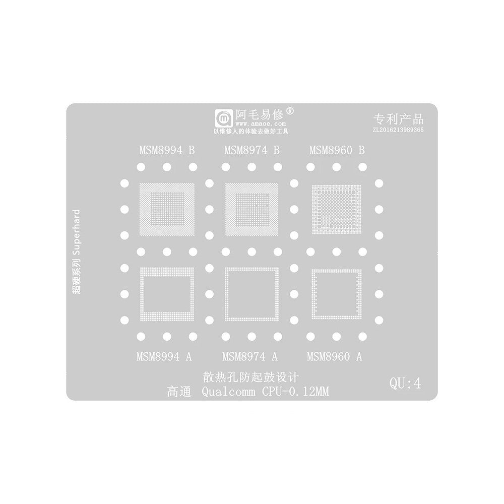 Sita BGA Amaoe dla CPU Qualcomm QU1-8 Series