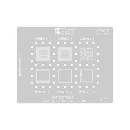 Sita BGA Amaoe dla CPU Qualcomm QU1-8 Series
