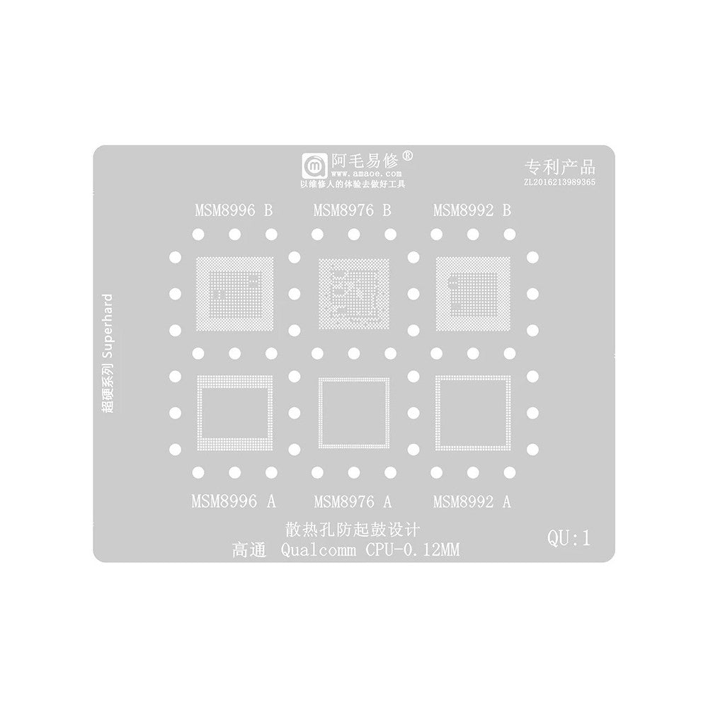 Sita BGA Amaoe dla CPU Qualcomm QU1-8 Series