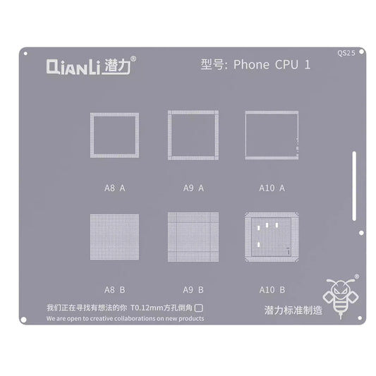 Sita BGA QIANLI QS25 dla serii Apple iPhone, CPU1