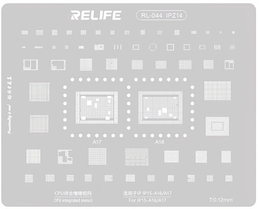 Sita BGA Relife RL-044 IPZ14 do Apple iPhone 15, CPU