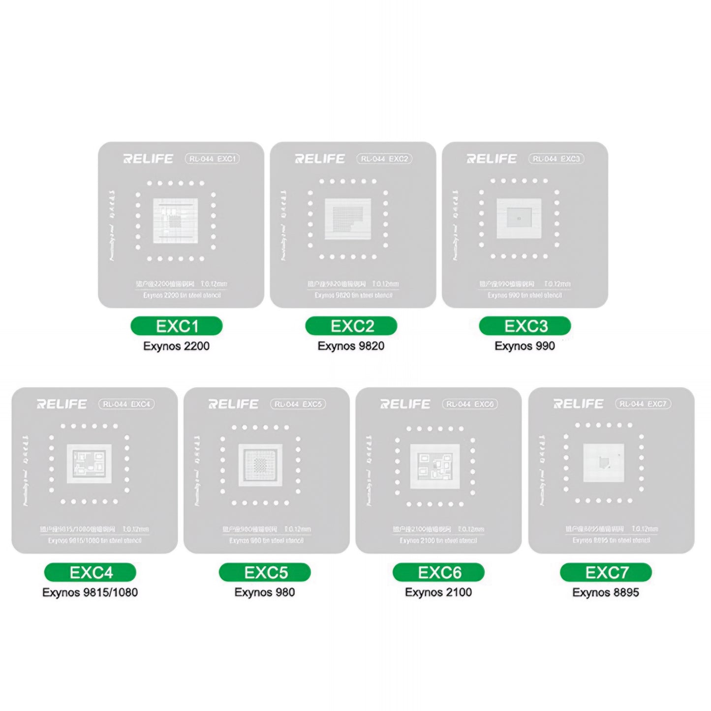 BGA Stencil Relife RL-044 for Android CPU