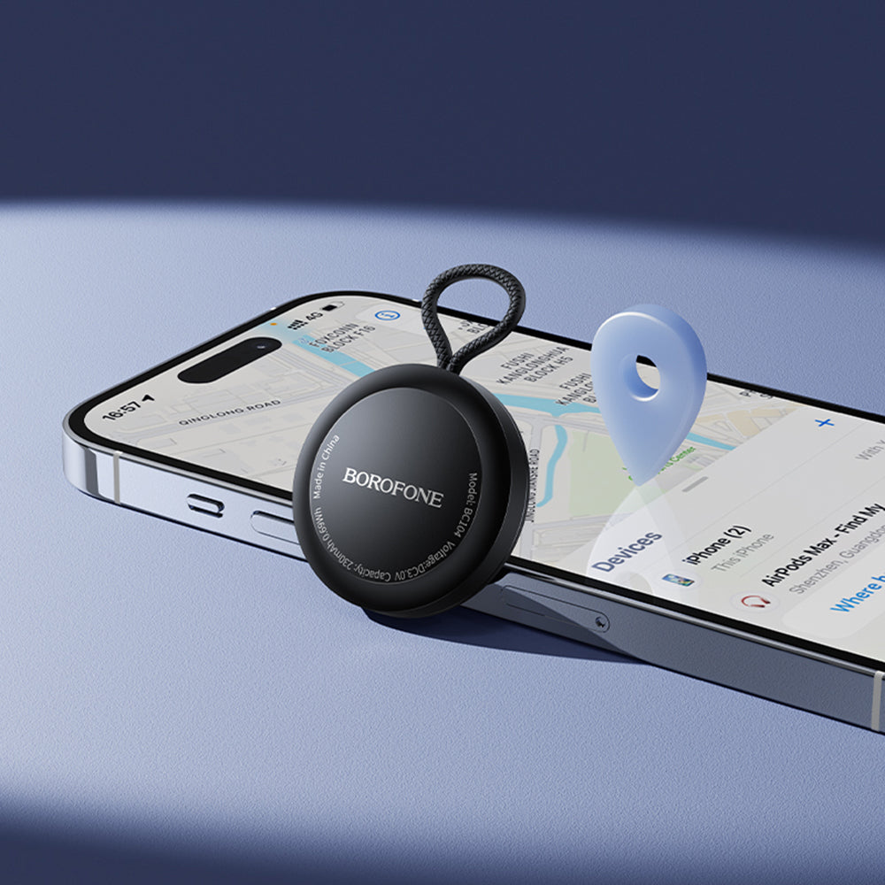 Borofone SmartTag BC104 dla serii iOS, czarny