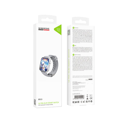 Smartwatch Borofone BD15 Call, Srebrny