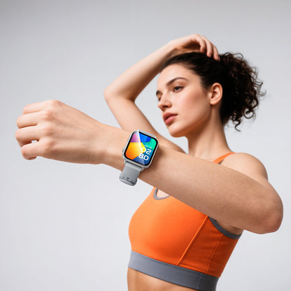 Smartwatch Borofone BD15 Call, Srebrny