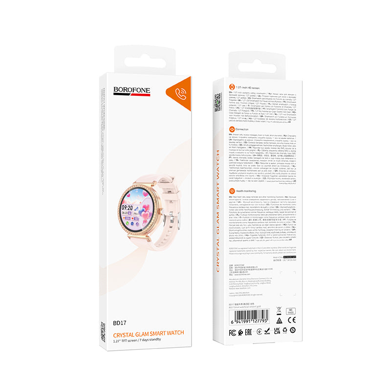 Smartwatch Borofone BD17 Call, Złoty