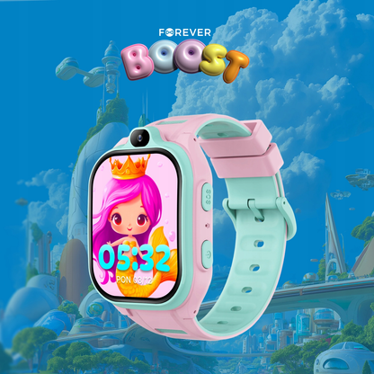 Smartwatch Forever Kids Boost KW-530 Call, Różowy
