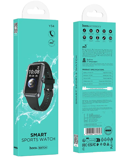 Smartwatch HOCO Y34 Call, Czarny