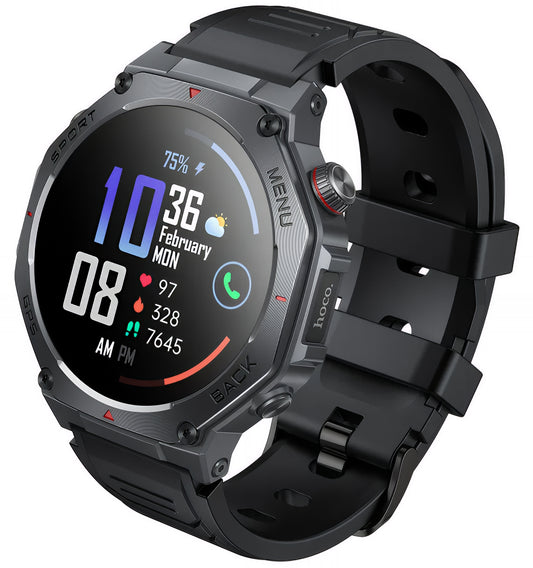 Smartwatch HOCO Y37 Call, Czarny
