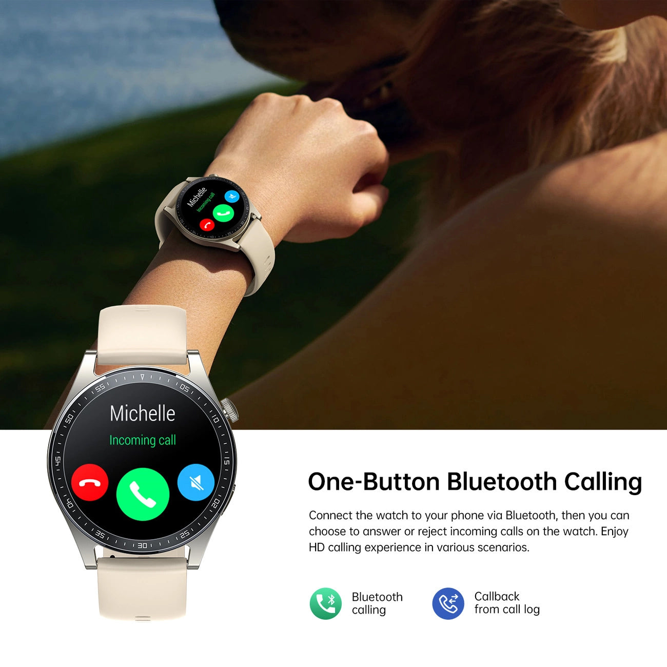 Smartwatch Joyroom JR-FC2 Call, Złoty